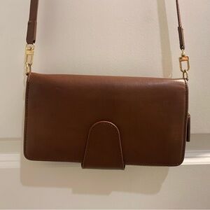 Crossbody Leather Purse Wallet